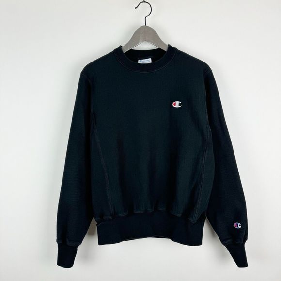 Champion Other - Champion Reverse Weave Crewneck Sweatshirt Mens Size Small Black Pullover